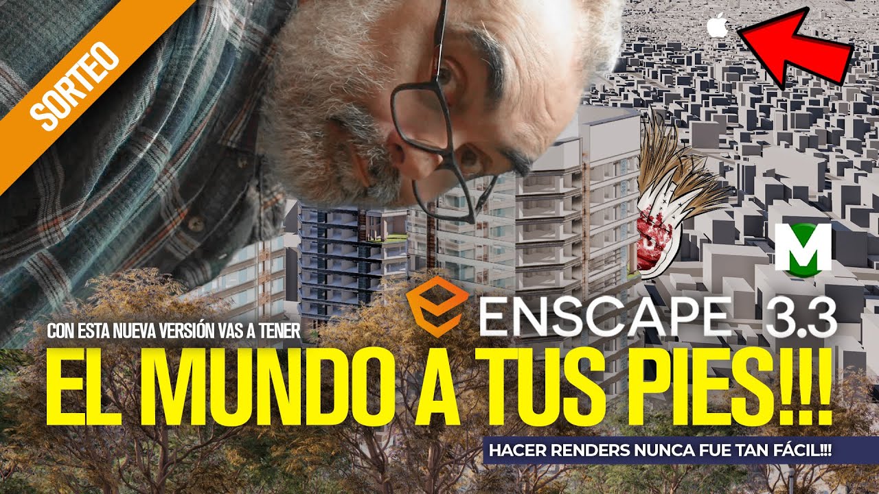 🏙️ *ENSCAPE 3.3* | TODAS LAS NOVEDADES tutorial sketchup revit | render exterior e interior | NUEVO