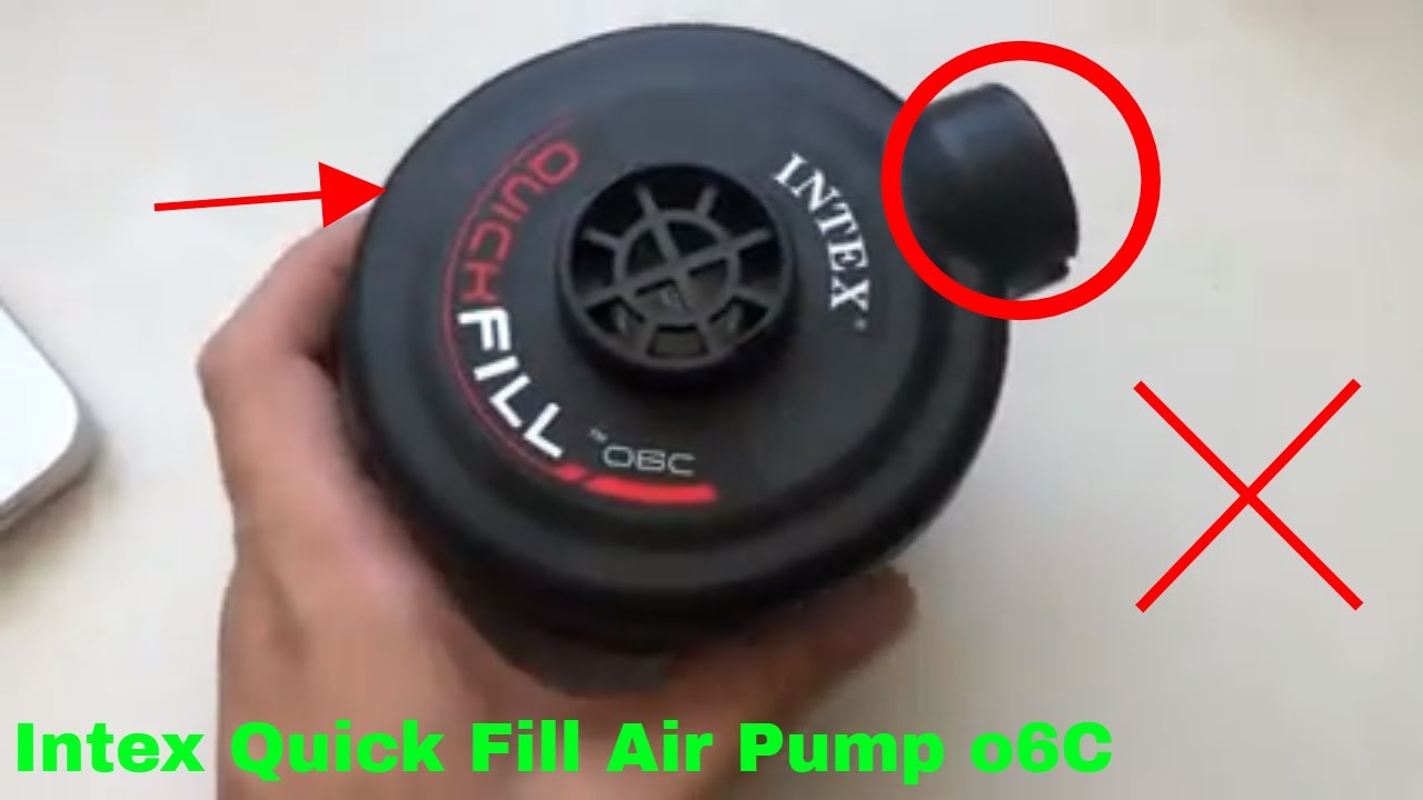 ✅  How To Use Intex Quick Fill Air Pump o6C Review