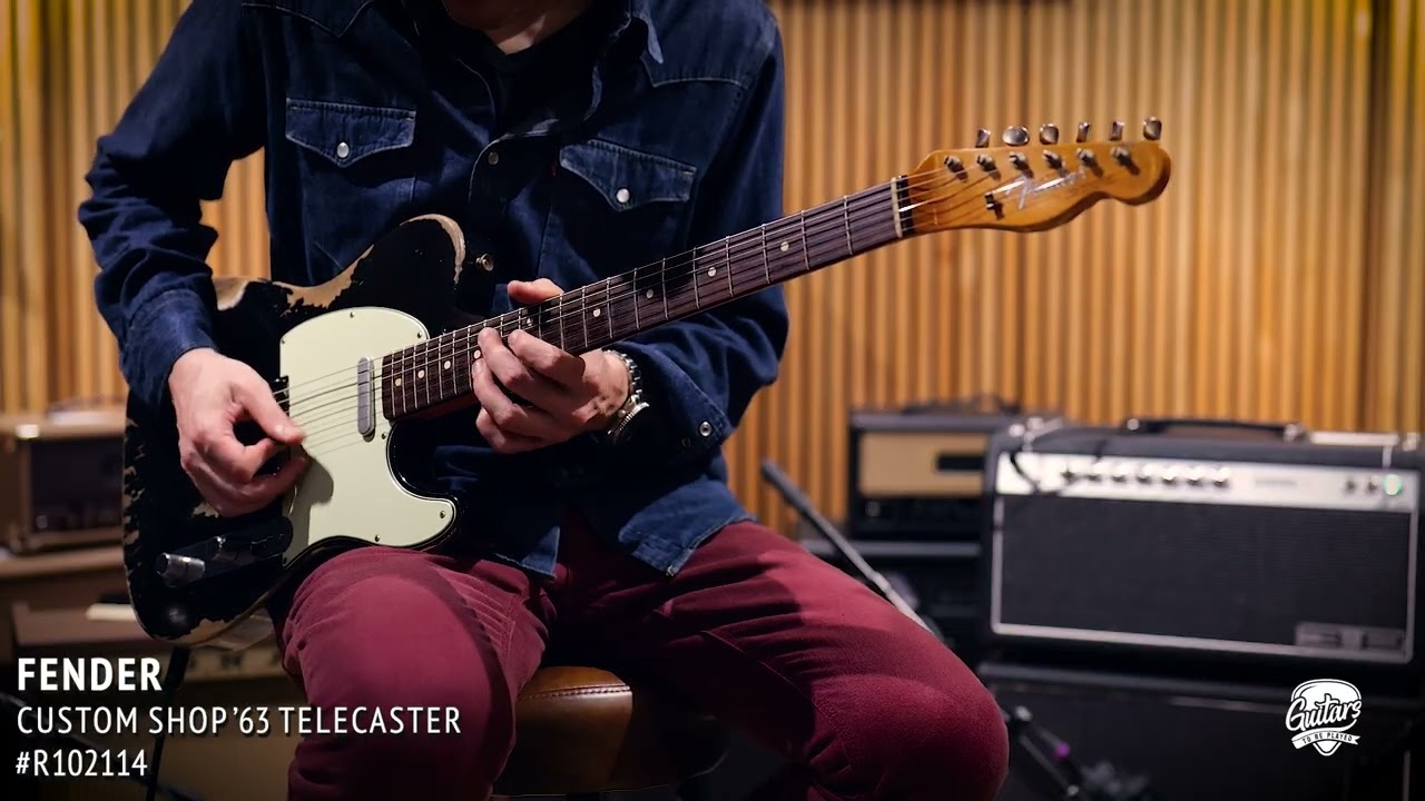 Fender Custom Shop '63 Tele [Guitar Sound Demo] | 102114