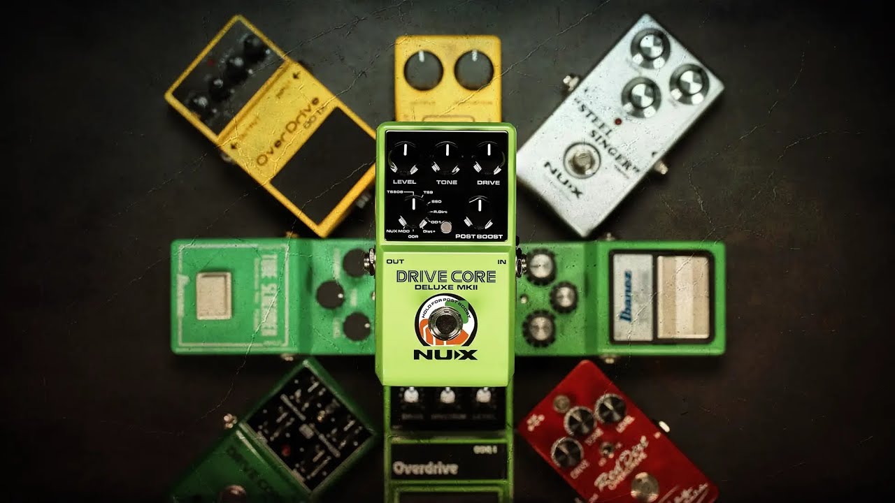 NUX Drive Core Deluxe MK II test by Jimmy Lin (No Talking)