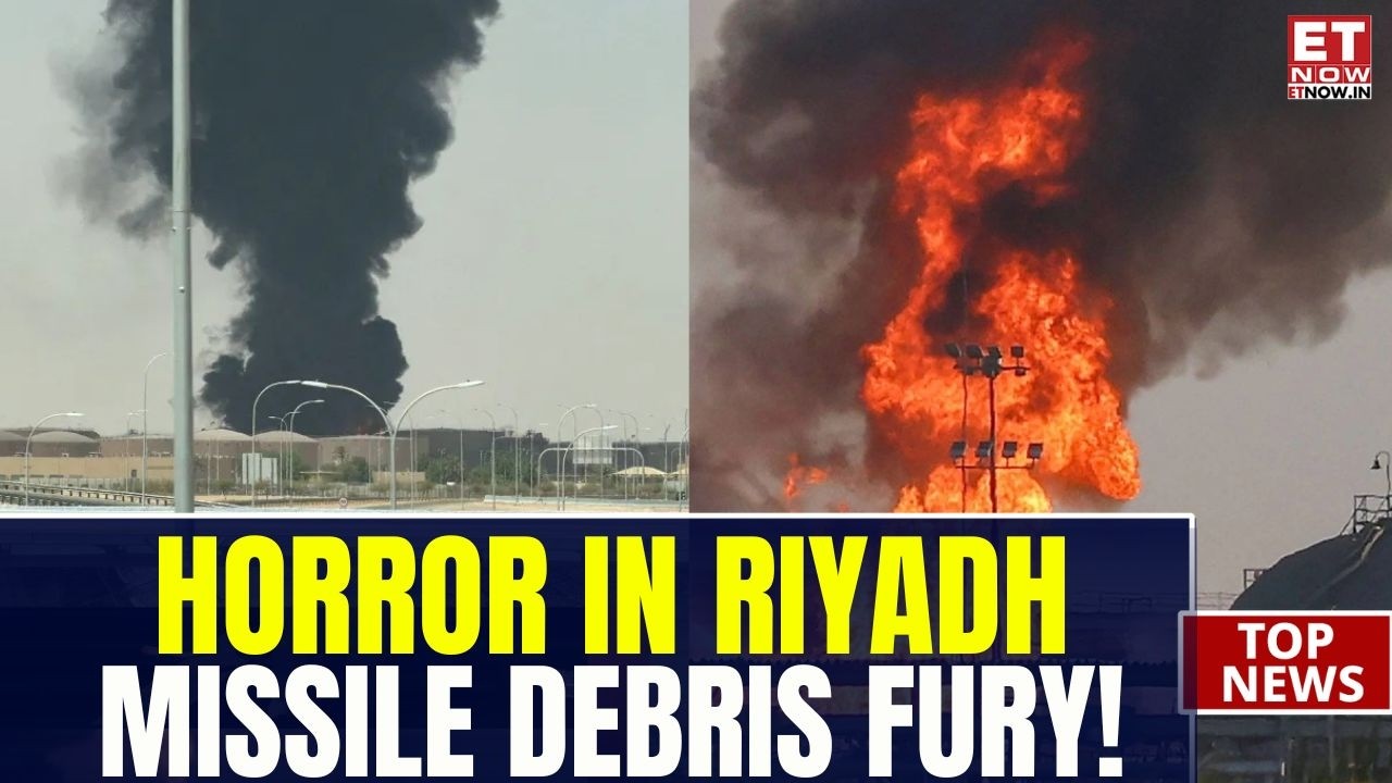 RIYADH UNDER ATTACK! Houthi Missile Debris Rains On Homes, 15 Buildings Damaged | World News