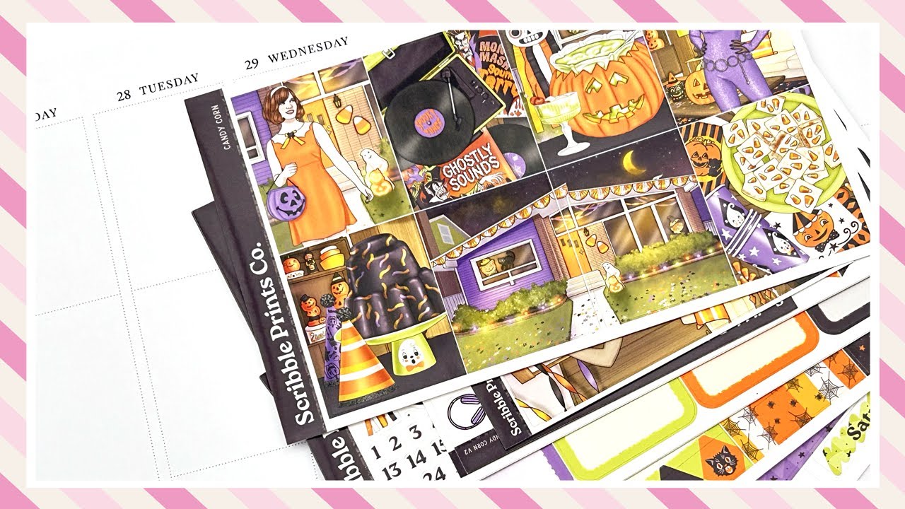 Plan With Me ☆ Candy Corn (Scribble Prints Co)