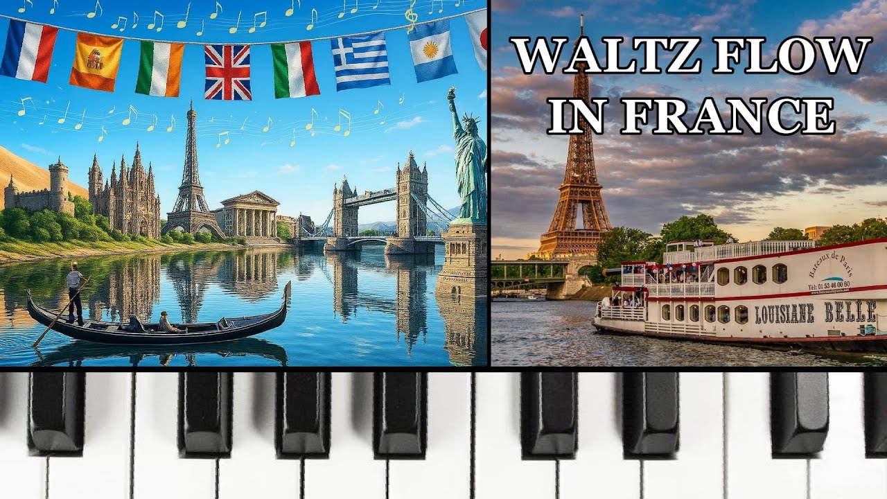 Waltz Flow in France - Music around the World | Piano Composition by Tobias Beiler