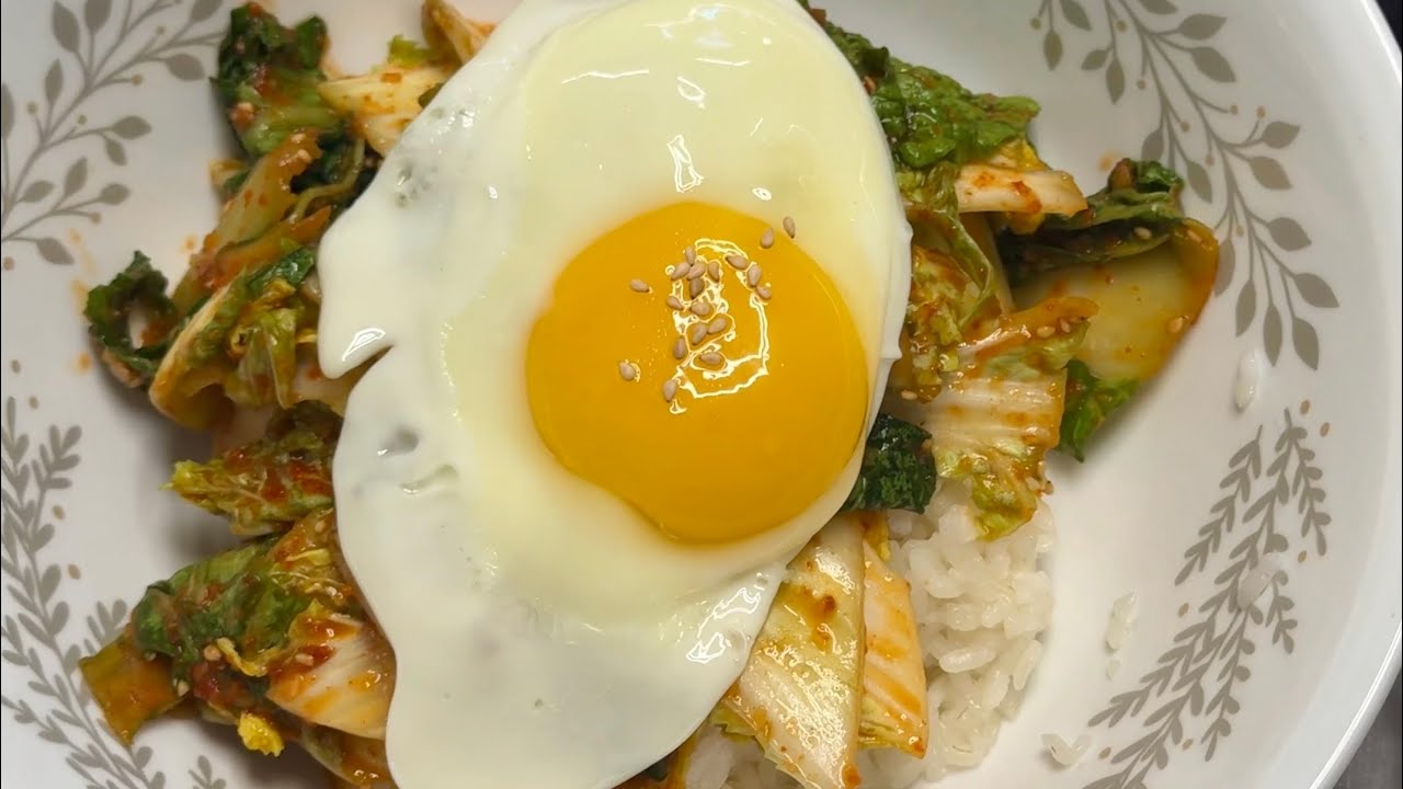 요리하졔👩‍🍳 봄동 비빔밥 & 봄동 된장찌개🥬