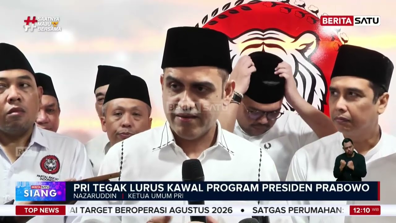 PRI Tegak Lurus Kawal Program Presiden Prabowo #beritasatu