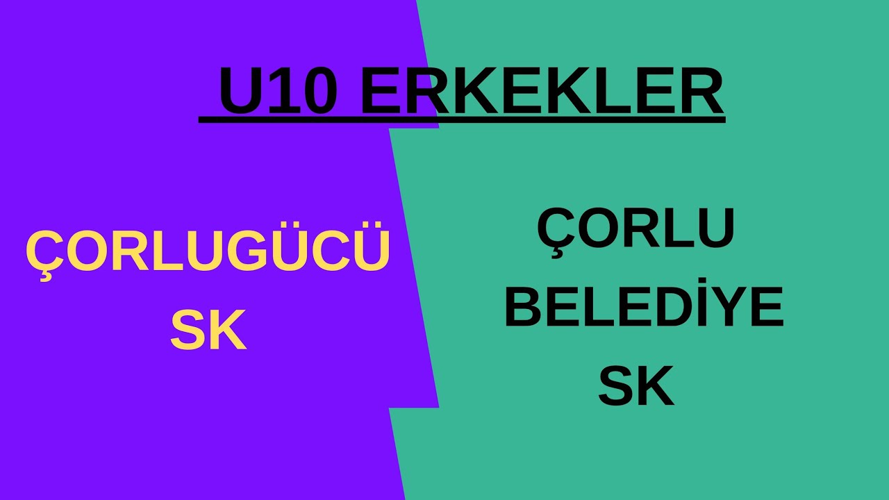 TEKİRDAĞ U10 ERKEKLER ✨✨ ÇORLUGÜCÜ SK & ÇORLU BELEDİYE SK ✨✨ 24.03.2025