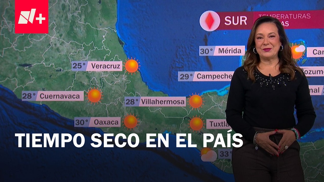 Clima Hoy en México del 25 de Febrero de 2026 con Raquel Méndez: Tiempo Seco