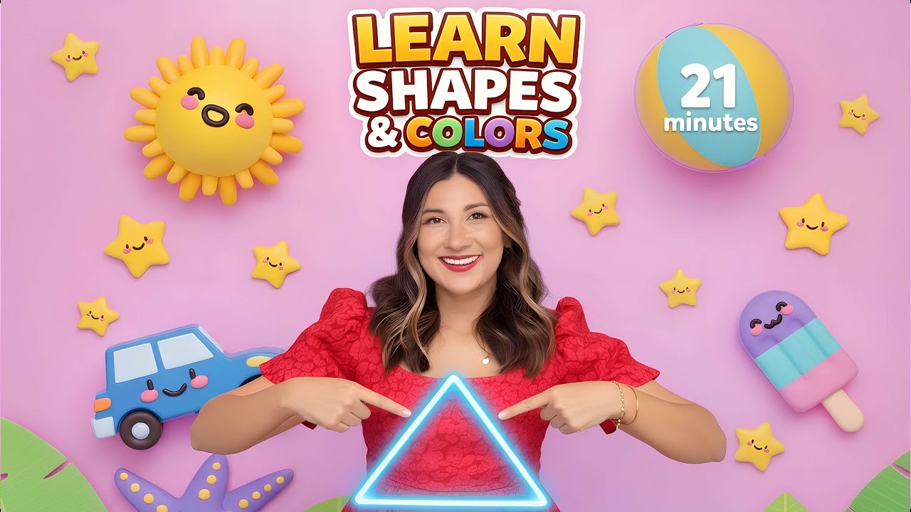 Learn Shapes & Colors | Preschool Songs & Learning | Miss Melody