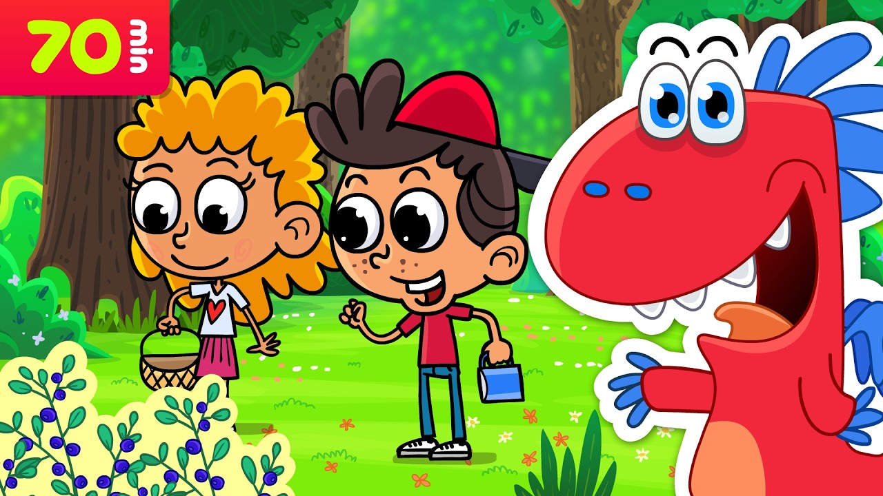 JAGÓDKI ❤️ piosenki dla dzieci Smoka Edzia - Zestaw piosenek dla dzieci 1h