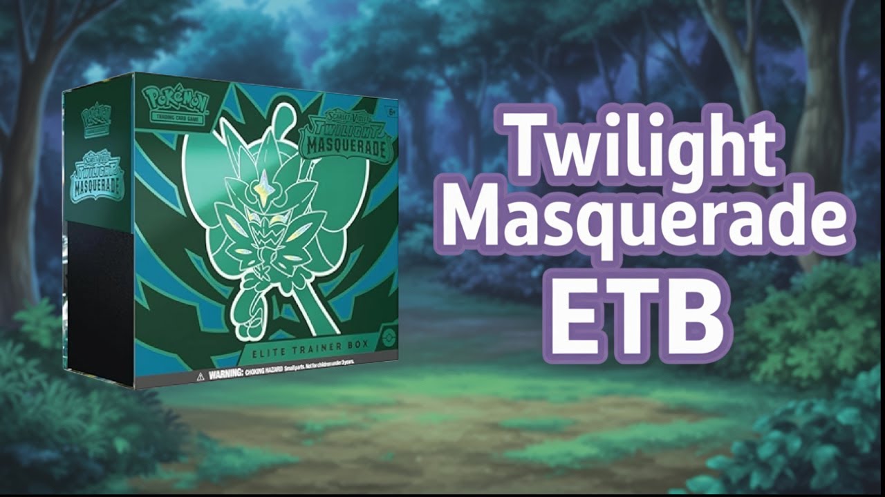 Opening a Pokémon Twilight Masquerade ETB!