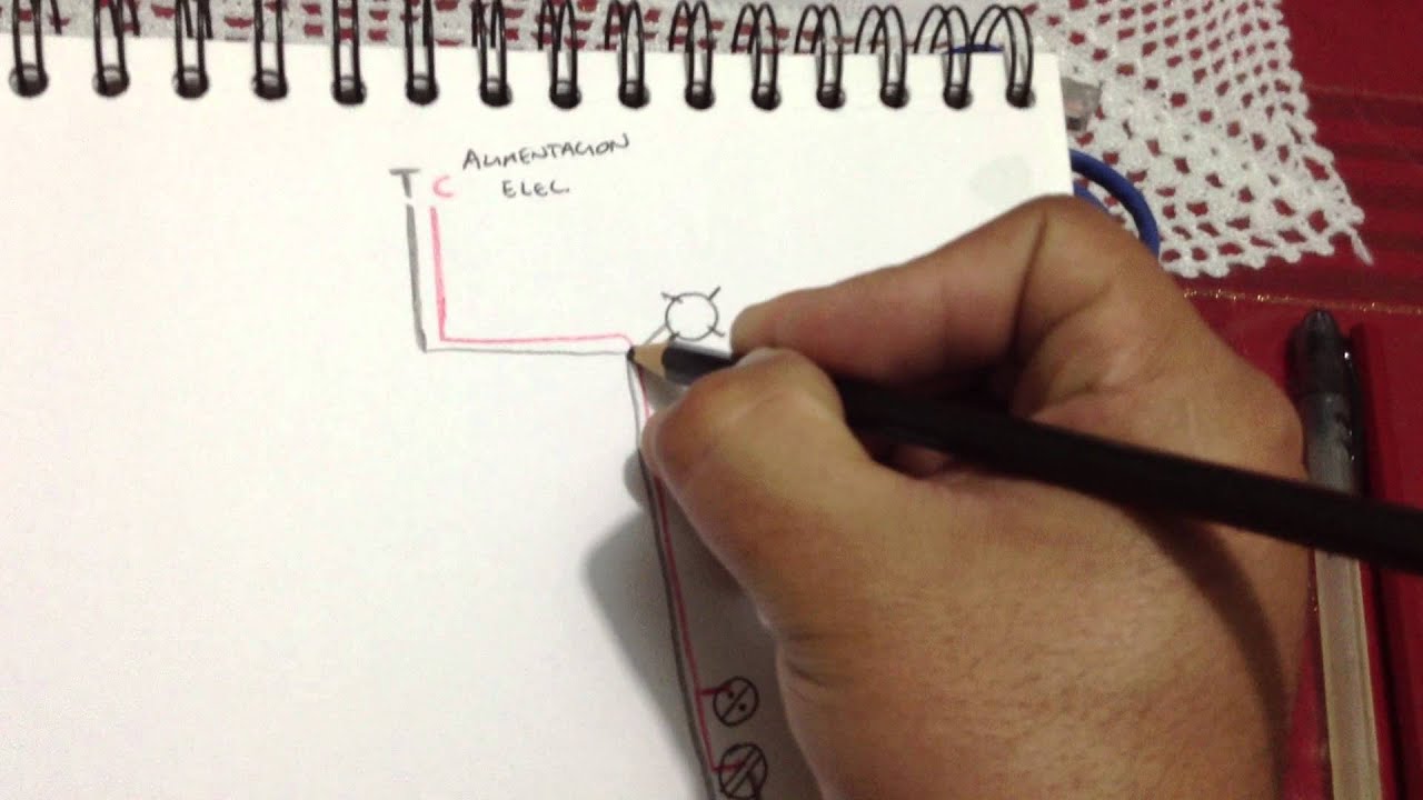 Como conectar un foco a un apagador y un contacto (parte 1) INSTALACIONES ELECTRICAS