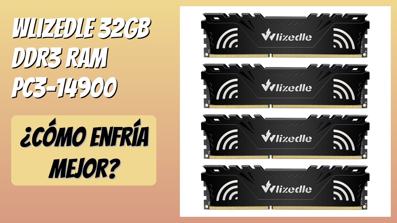 RESEÑA (2026) : Wlizedle 32GB DDR3 RAM PC3-14900. DETALLES
