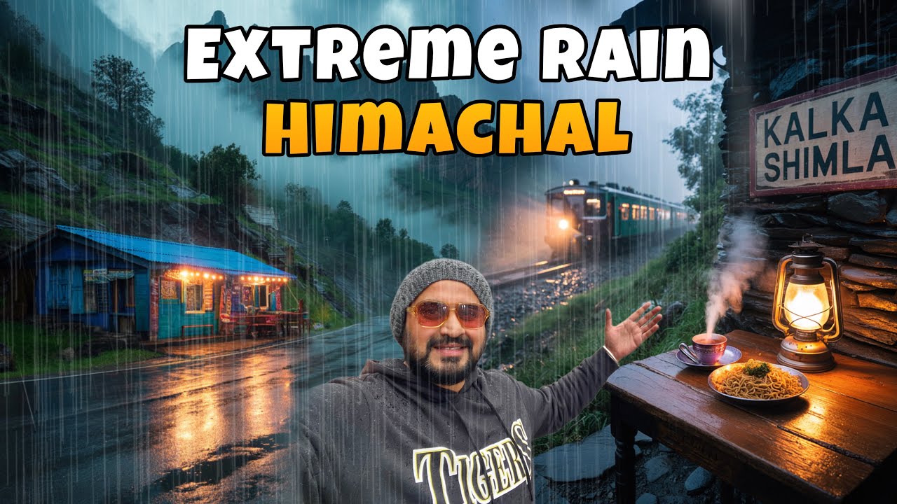 Trip to Himachal in Extreme Rain | Pahadon Waali Maggi | Snowfall in Shimla