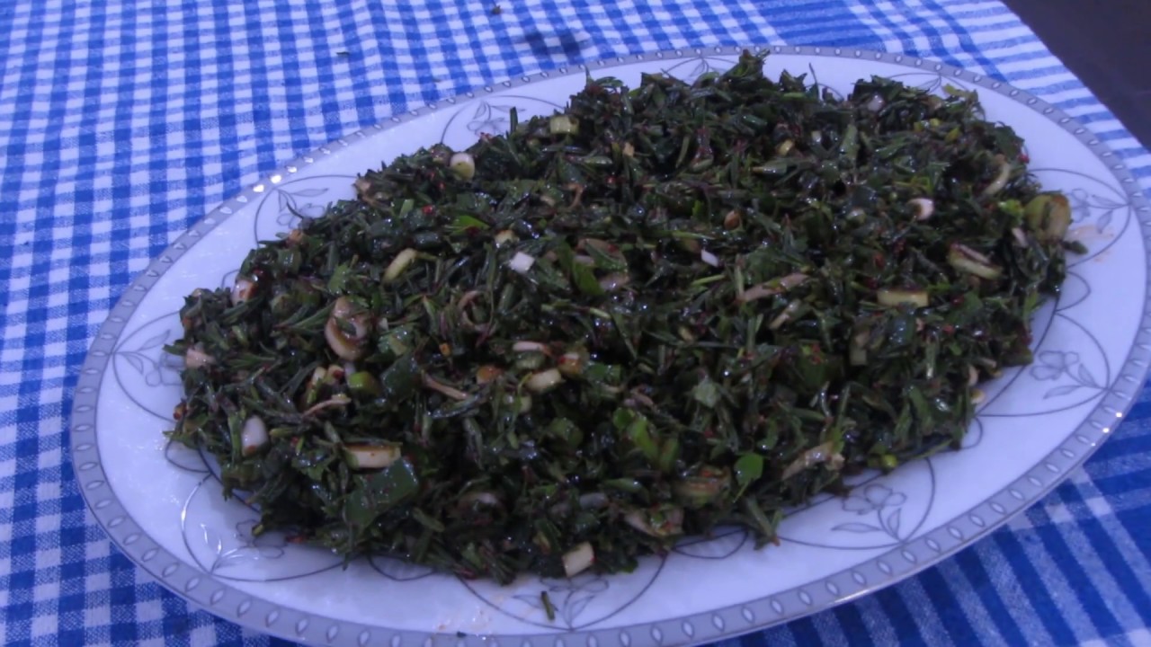 ŞİFALARIN ŞİFASI ZATER SALATASI (KEKİK SALATASI)