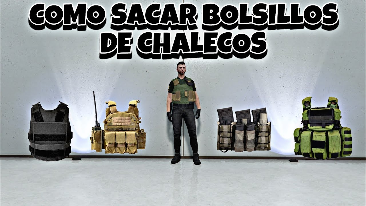 *SOLO SIN AYUDA* SACAR LOS BOLSILLOS DE CHALECOS EN GRAND THEFT AUTO5 XBOX ONE Y SERIES PS4 Y PS5