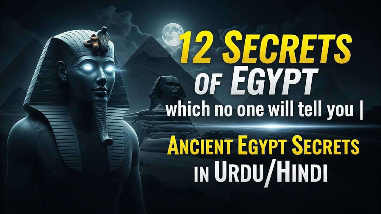 Egypt Ke 12 Raaz Jo Aapko Koi Nahi Bataega | Ancient Egypt Secrets in Urdu/Hindi