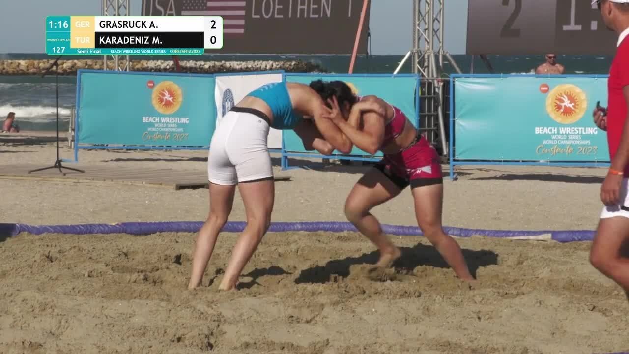 1/2 Final • BW_W 60 kg • Andrea GRASRUCK(GER) vs. Merve KARADENIZ(TUR)