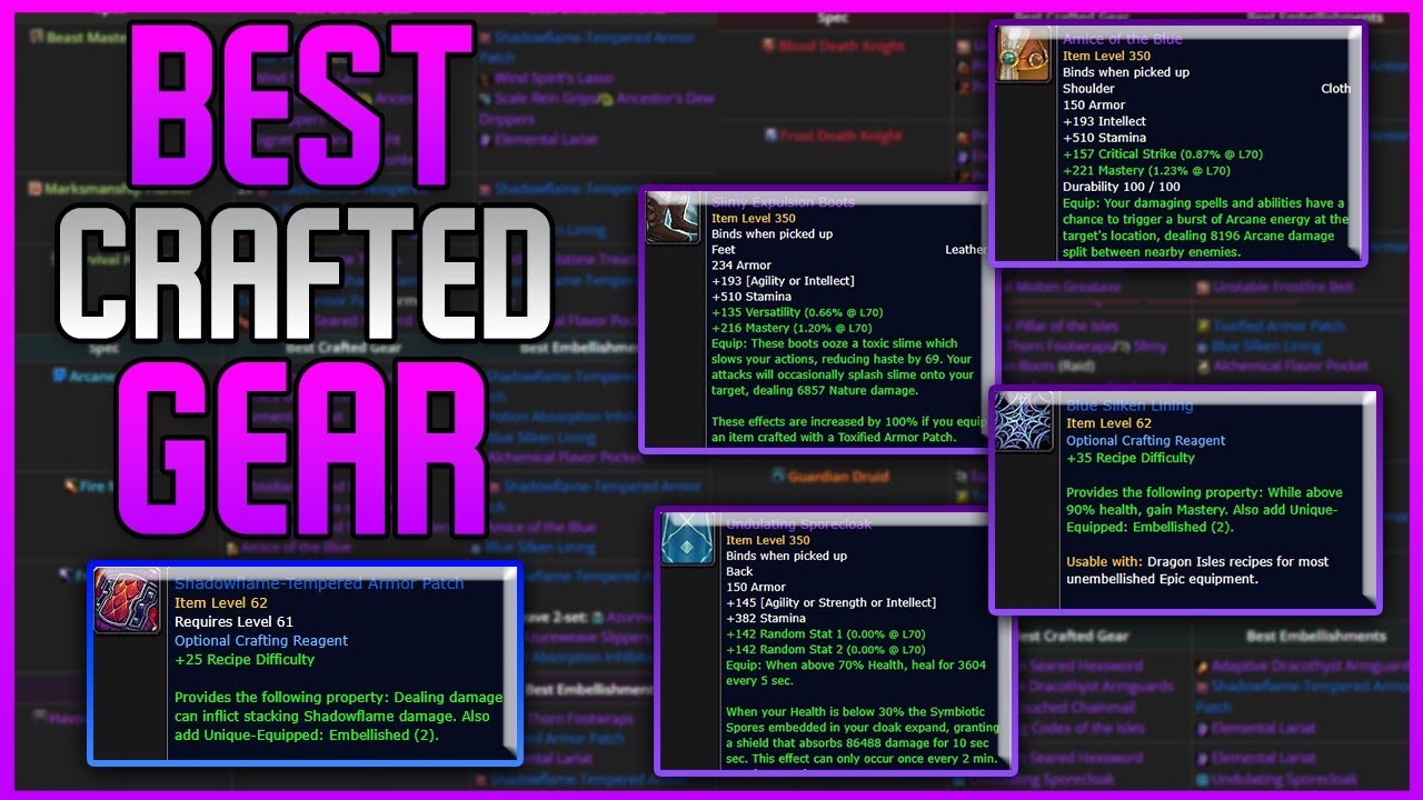 Season 2 EMBELLISHMENTS Guide: All the Best picks for Specs in Season 2