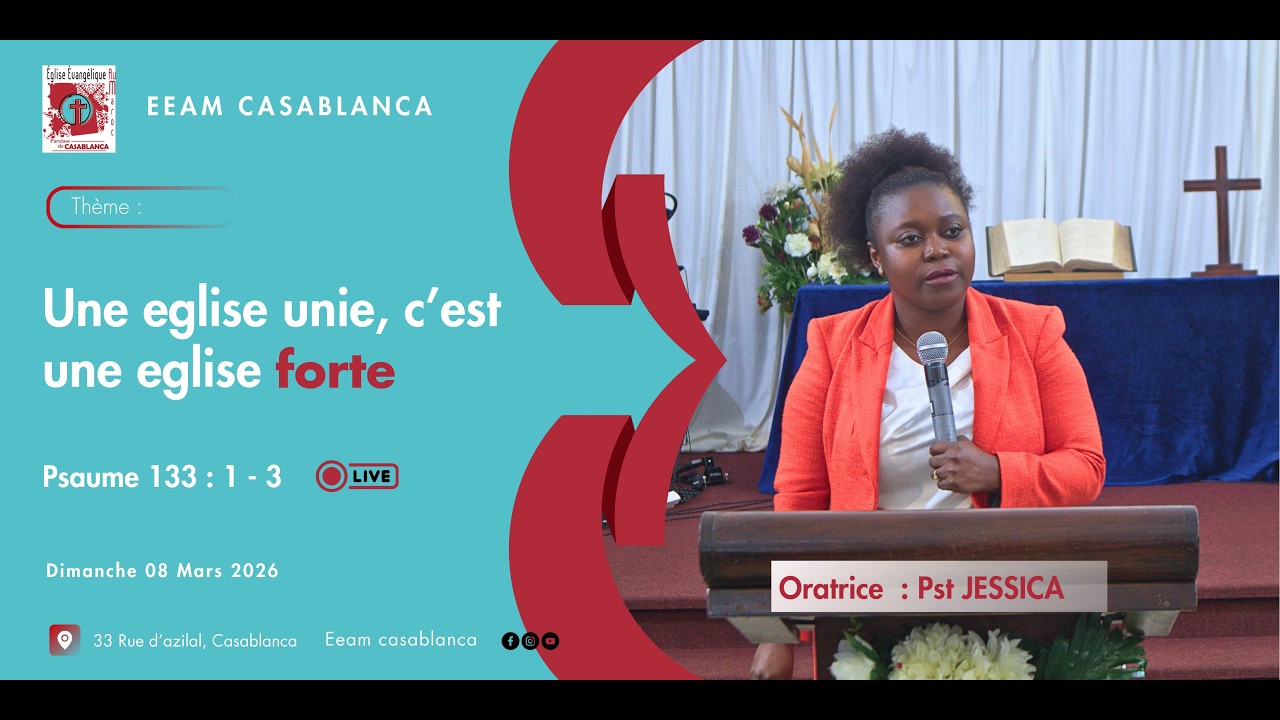 Une église unie, c'est une église forte /Pst Jessica