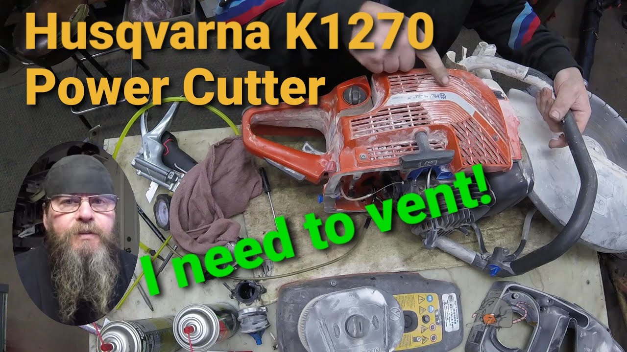 Тестирование вентиляции бака Husqvarna K1270