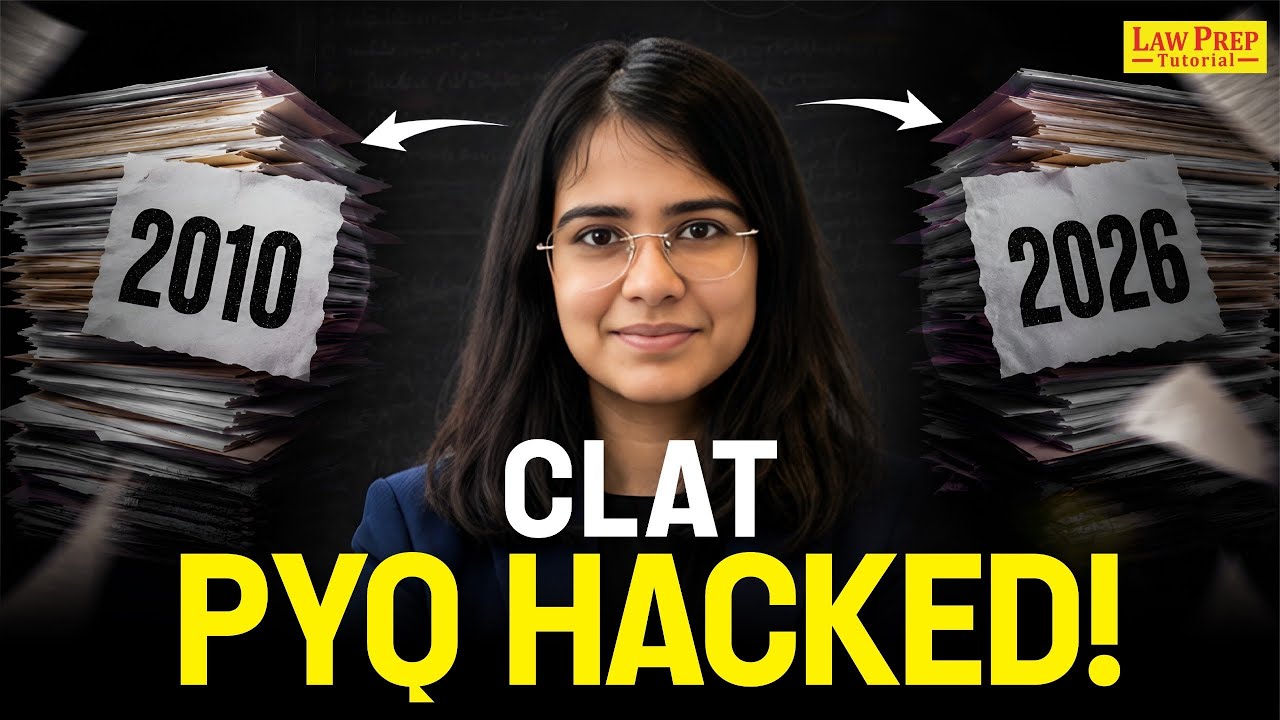 CLAT 2027 PYQ Strategy | How Toppers Use Previous Year Papers to Score 90+