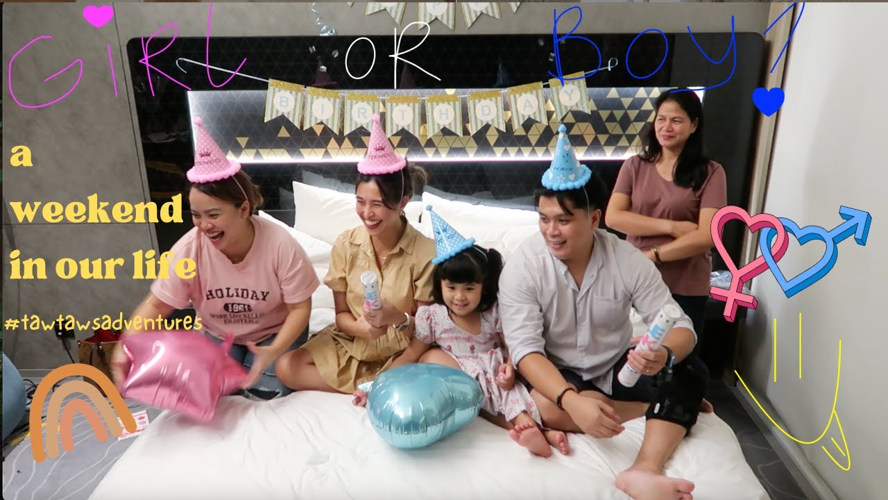 HAPPY BIRTHDAY Daddy Chunks!!! Bunso's Genderv Reveal 🩷💙