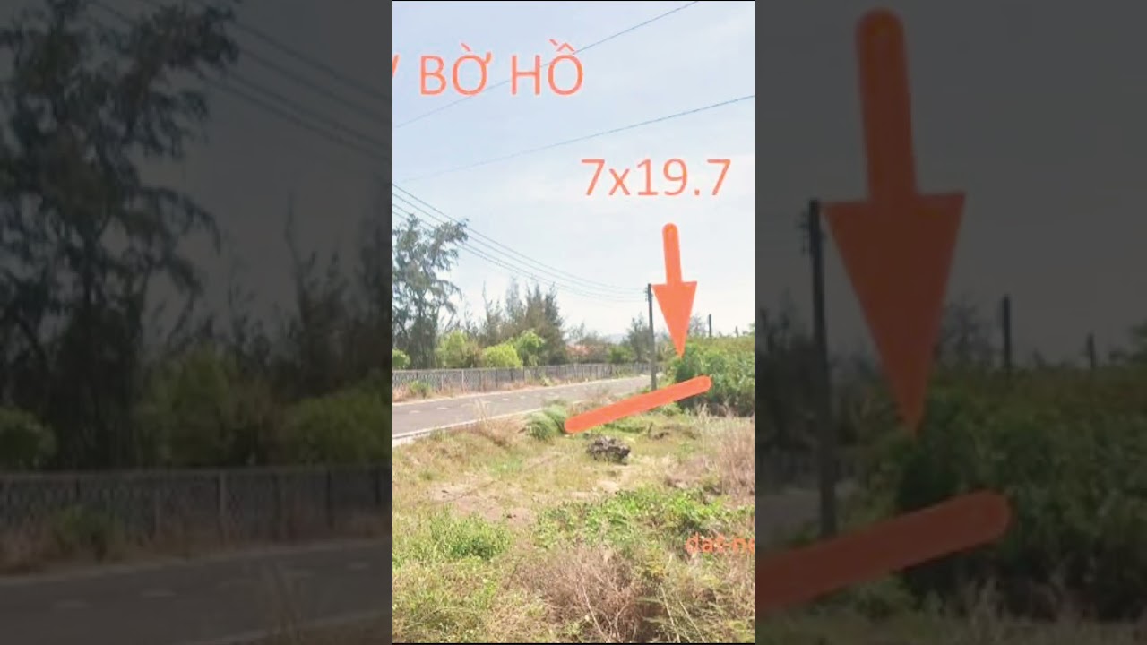 Đất View Bờ Hồ Hướng Biển 7x19.7 giá đầu tư thổ cư Lộc An Hồ Tràm 