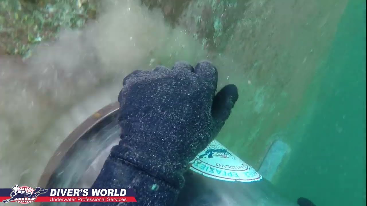 Underwater hull cleaning & propellers polishing - Offshore Supply Vessel. | DIVER'S WORLD