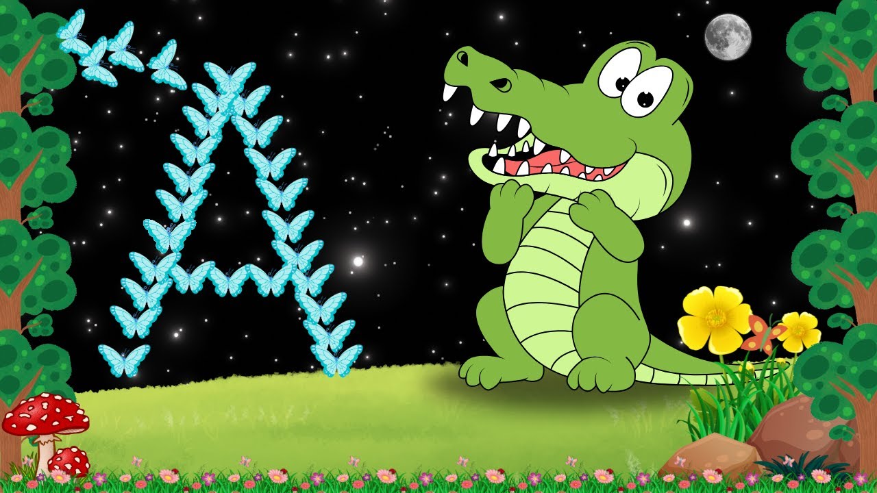 ABC Song with Flying Butterflies | Learn Letters and Animal Sounds for Kids!