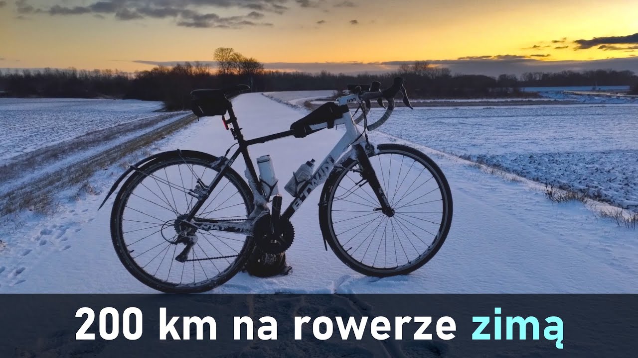 Zimowe 200 km na rowerze - kombinacja szlaków WTR, Velo Dunajec i Velo Metropolis