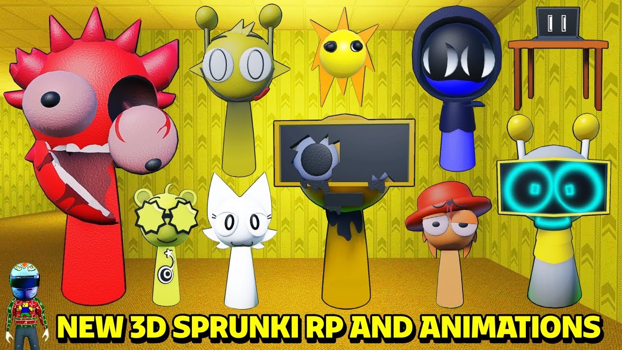 [ MEGA UPDATE ] How to get NEW 10 Morphs & Badges | 3D Sprunki RP And Animations ! #roblox #mindude