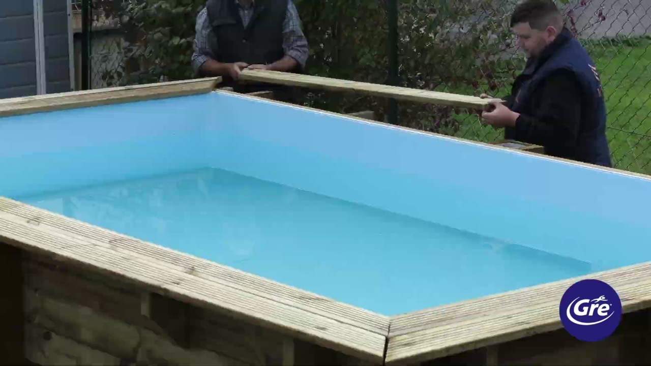 MONTAGE PISCINE BOIS RECTANGULAIRE