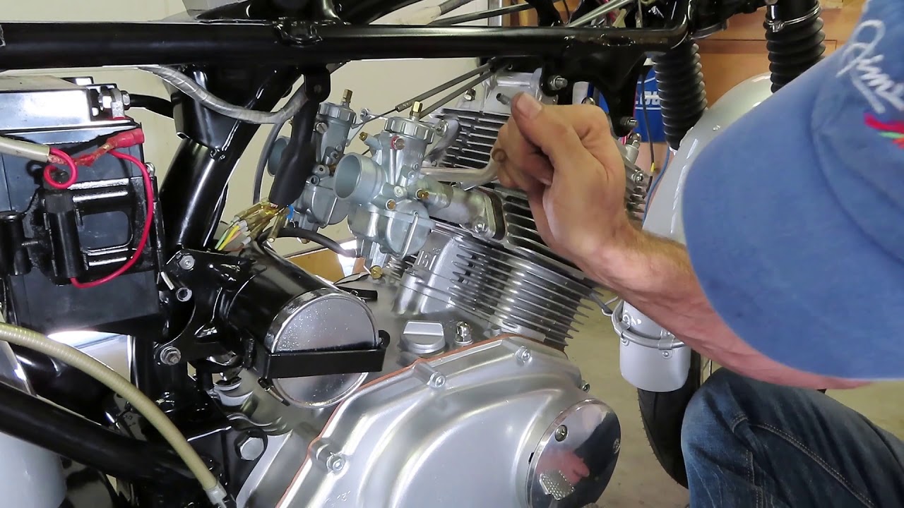 1969 Honda CL160 Rebuild Part 13 Foot Pegs and Carbs this is a lot like CB160 CB175 CL175
