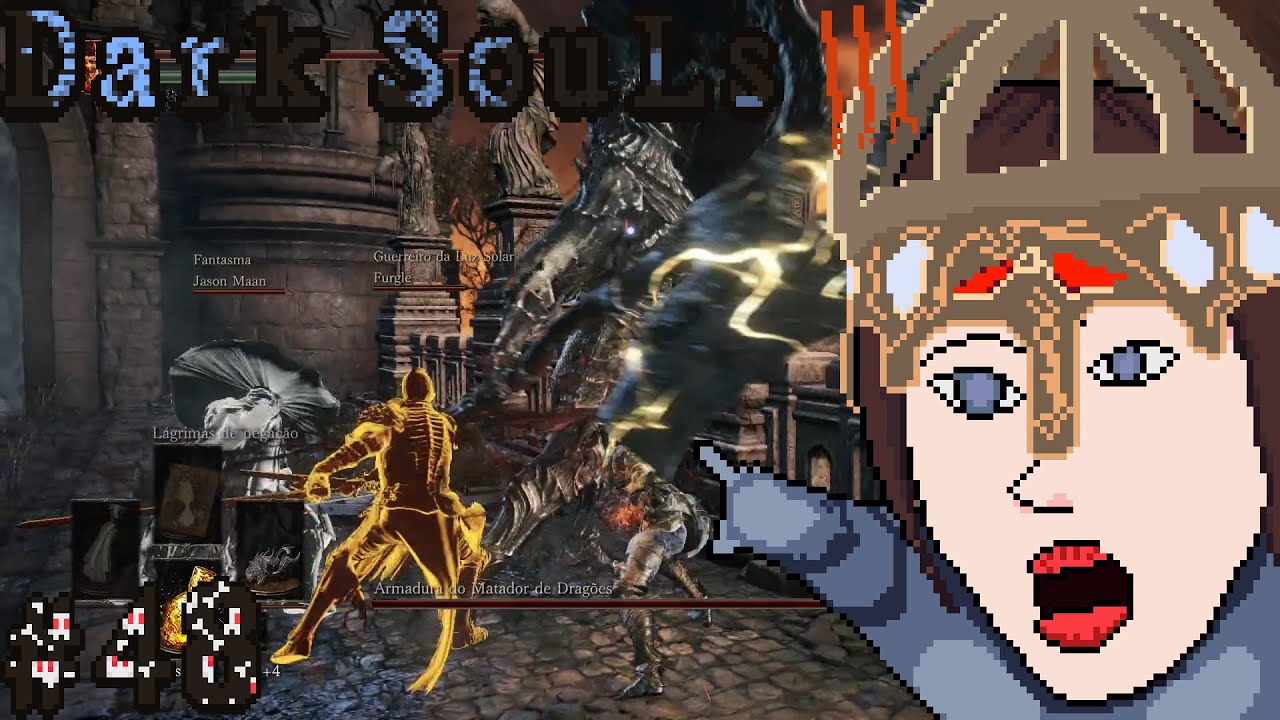 Quebrando uma armadura na porrada😡| Dark Souls 3 #48