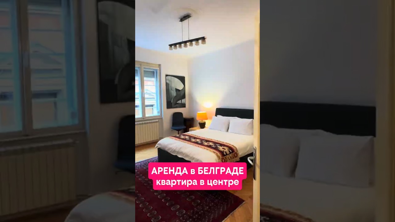 Уютная 1-спальная квартира 60 м&sup2; в центре Белграда, отличная планировка