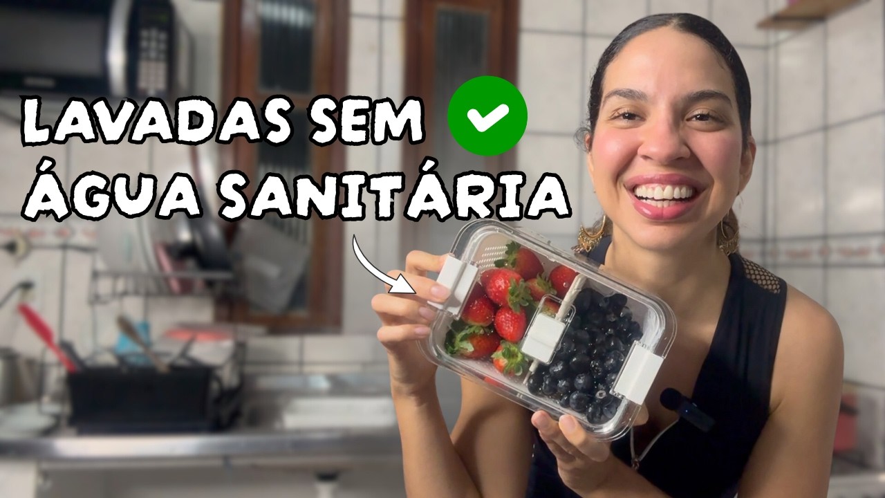 Como desinfetar frutas, legumes e verduras sem água sanitária!