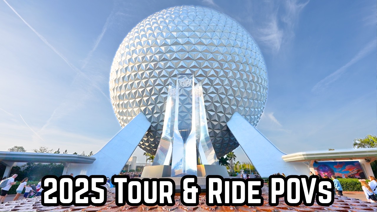 EPCOT 2025 - FULL Walkthrough & ALL Ride POVs | Walt Disney World Rides | 4K 60FPS