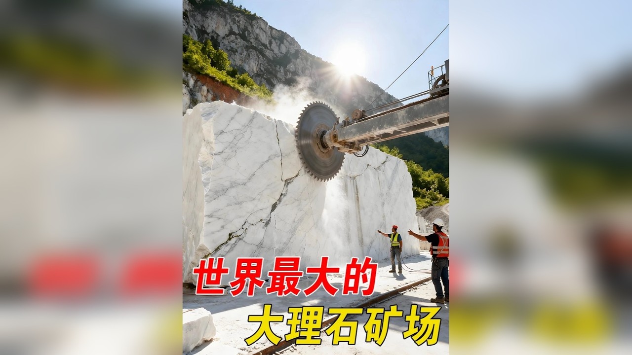 最大的大理石采石场 卡拉拉，作为全球大理石产业核心区，现存30处古罗马采石场遗址，其中卡拉拉采石场为世界最大开采区之一。该市建筑普遍采用卡拉拉白大理石建造，文艺复兴时期米开朗基罗创作《大卫》所用的原石