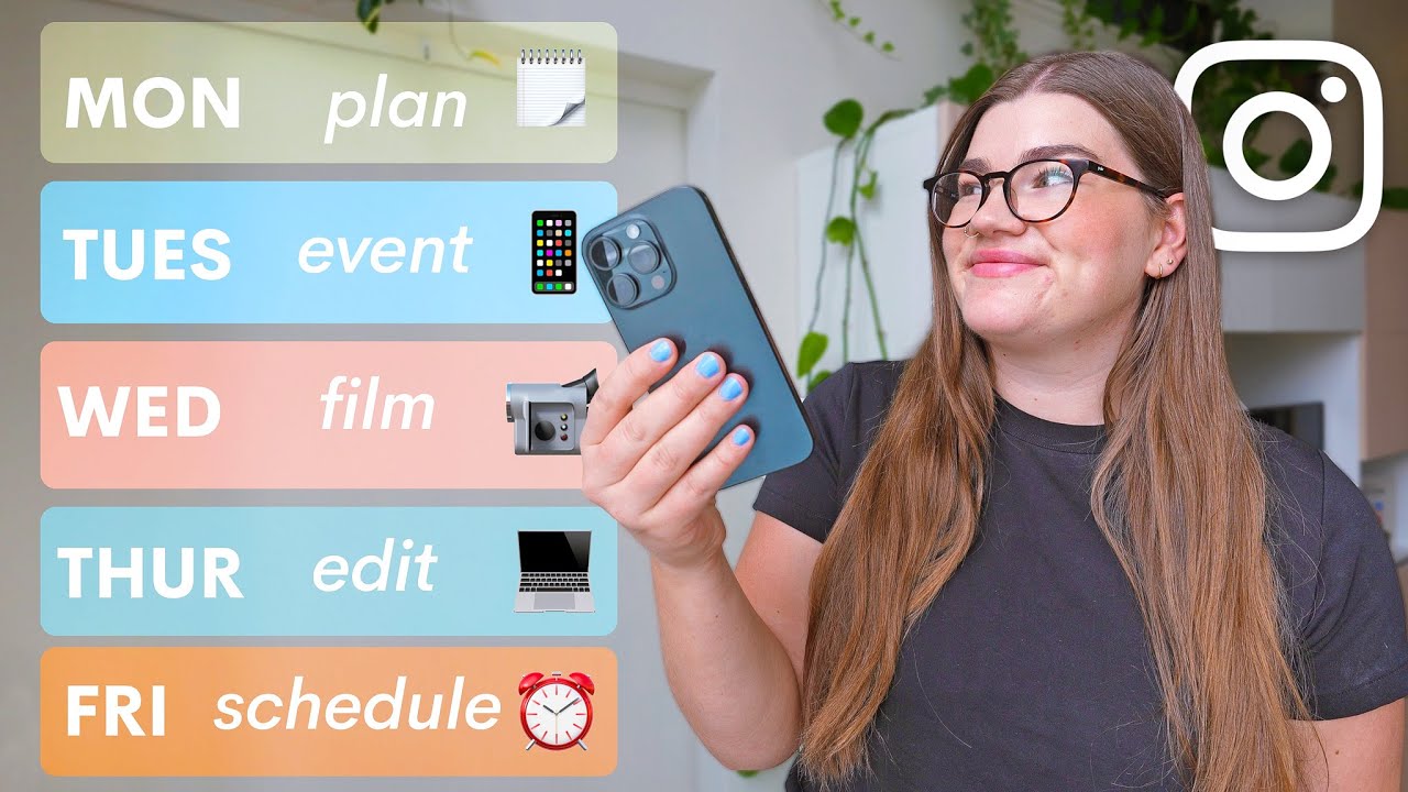 My Weekly Instagram Content Creation Routine 2025
