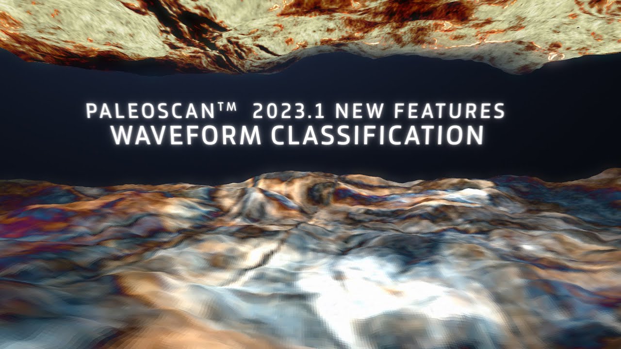 PaleoScan 2023.1 New features : Waveform classification