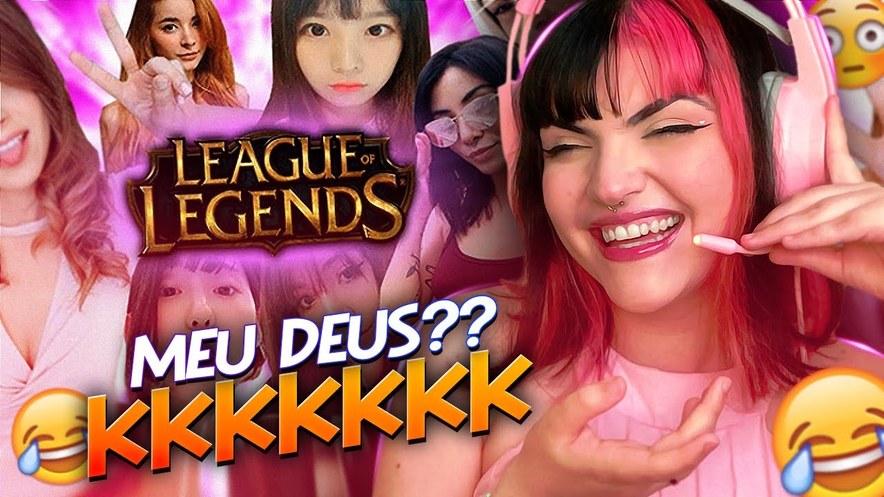 COMO AS MULHERES REALMENTE JOGAM LEAGUE OF LEGENDS #2😂