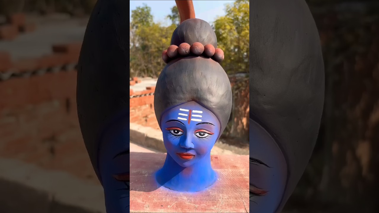mahadev murti making🚩🚩har har mahadev🔱shiv ji murti kaise banaye🌹 bholenath murti making