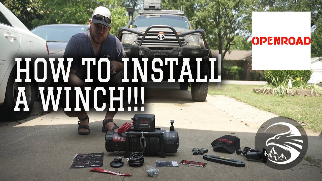 How to install an OPENROAD Winch in 5 minutes | Eagles Overlanding