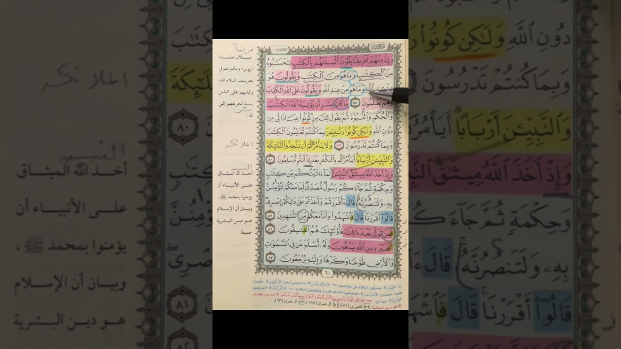 روابط سورة آل عمران ( 75 : 83)