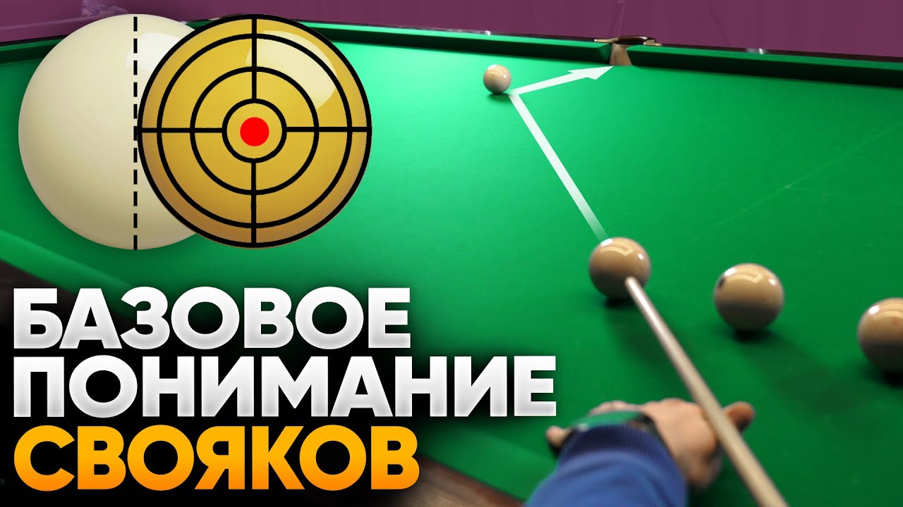 Как ВСЕГДА забивать свояки в бильярде? БАЗОВЫЙ УРОК от 1 лица ДЛЯ НОВИЧКОВ