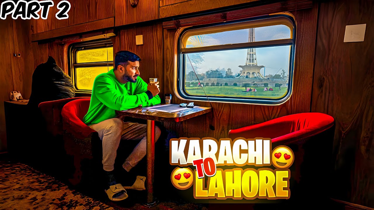Train Ka Mazedaar Safar 🚂| Karachi to Lahore Part 2