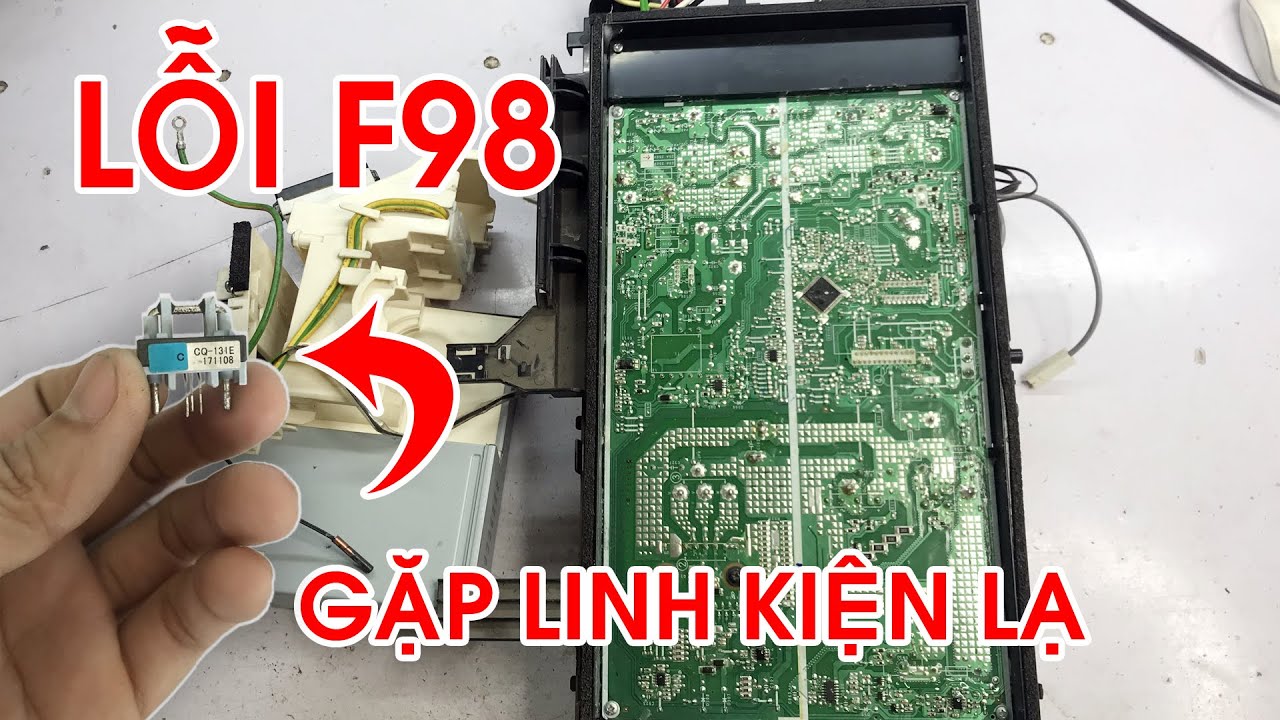 F98 điều hòa Panasonic - Giả linh kiện này là máy chạy được
