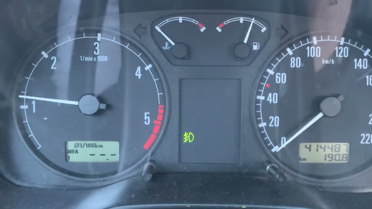 Škoda octavia 1 1.9TDI 81kw rotačka cold start -13