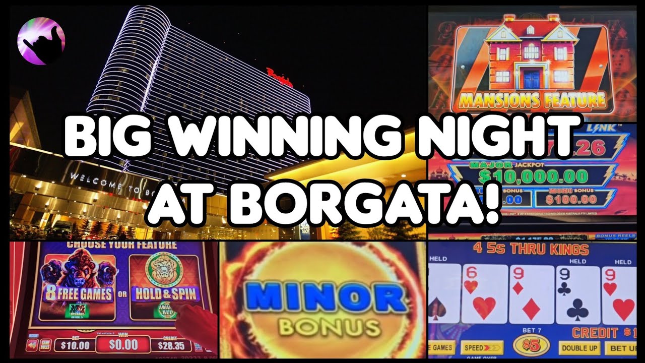 Крупный выигрышный вечер + высокие лимиты в MANSIONS HANDPAY в Borgata!