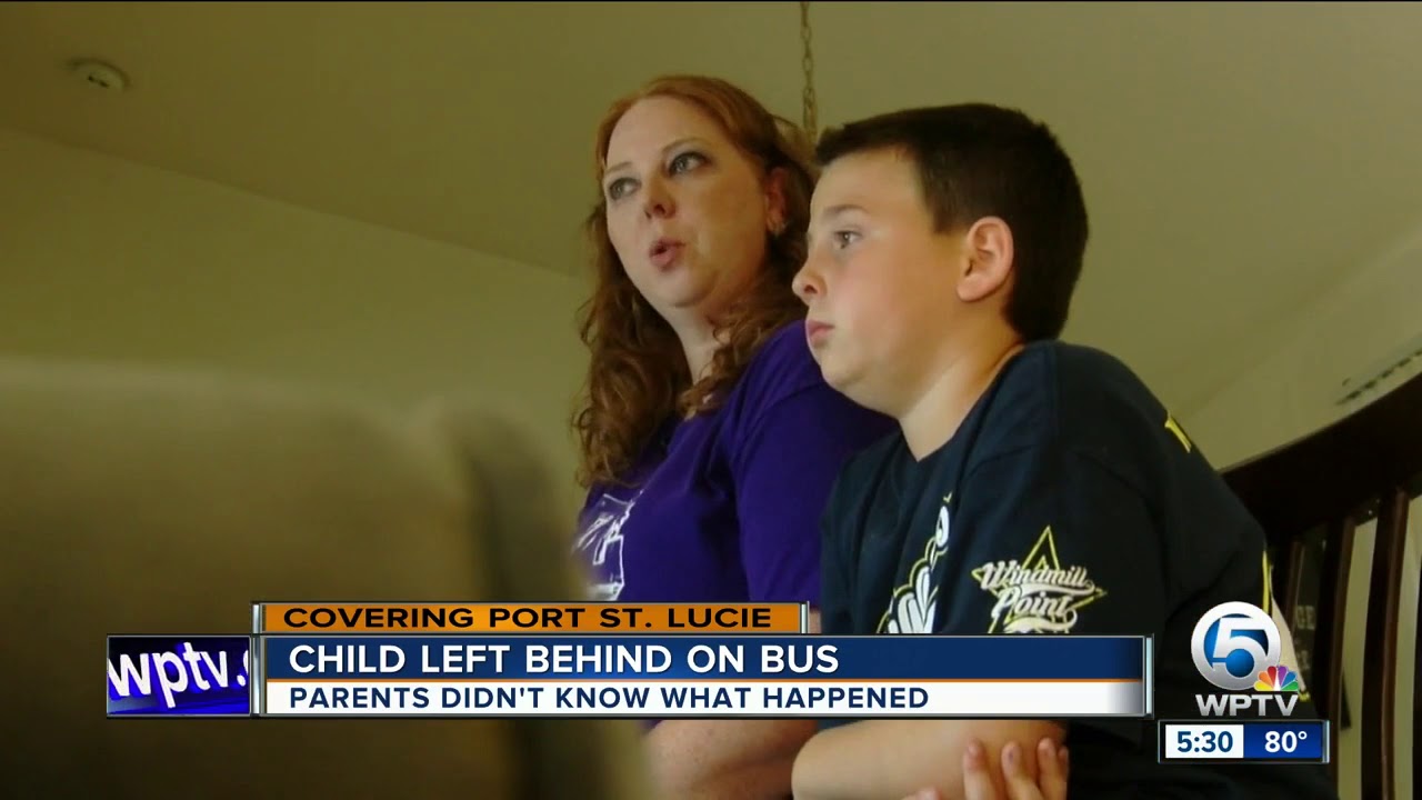 Mom upset after child left in school bus